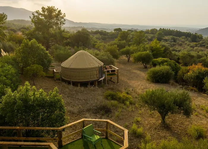 Elia With Pool, Yurt And Sea Views