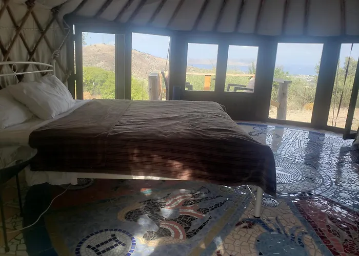 فيلة Elia With Pool, Yurt And Sea Views *