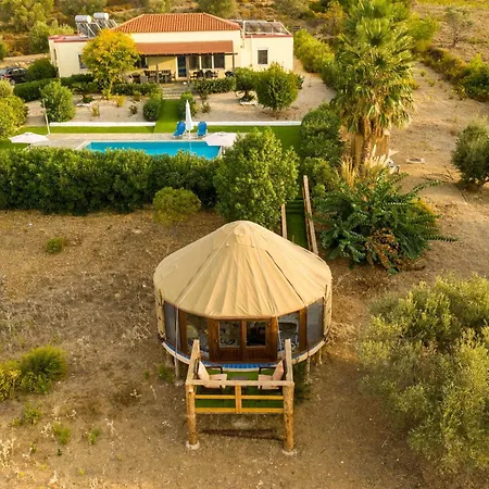 Villa Elia With Pool, Yurt And Sea Views