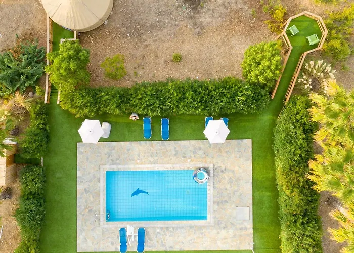 Elia With Pool, Yurt And Sea Views