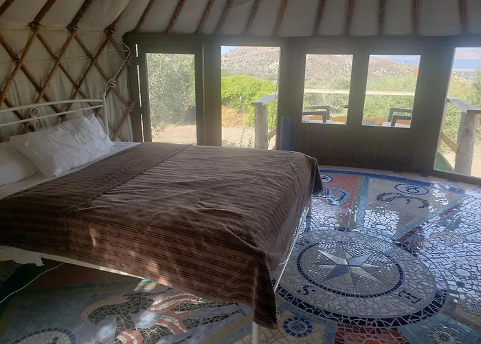 Elia With Pool, Yurt And Sea Views